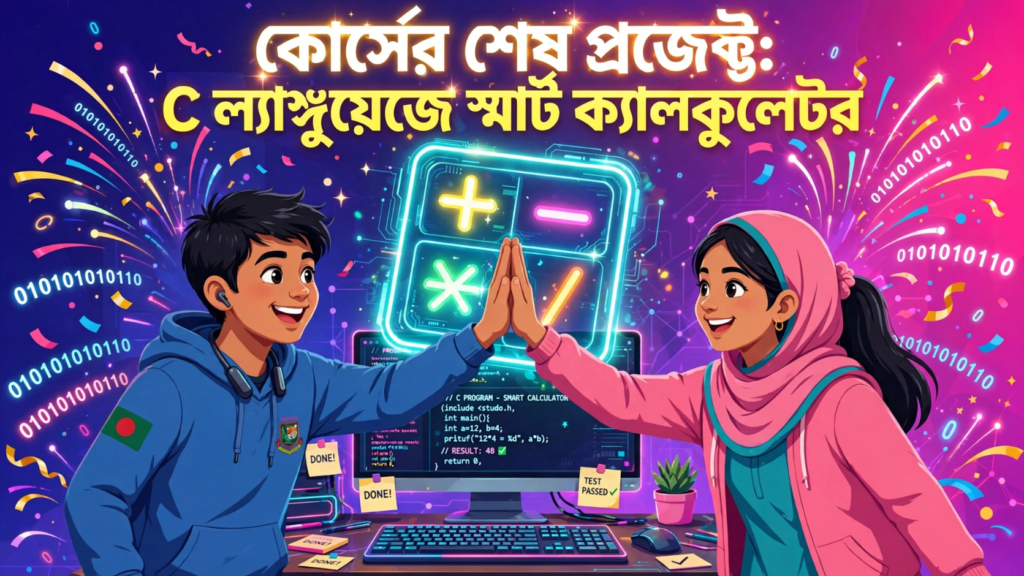 Build a Calculator in C First Programming Project in Bangla
