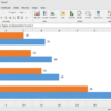 Excel Clustered Bar Chart Comparing Pokemon Types Across Generations