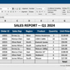 Excel Formatting Features Example