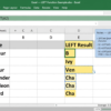 Excel LEFT Function Extracting Characters from Pokemon Names