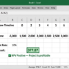 Excel NPV Function Calculation