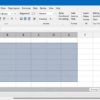 Selecting the range A1:E10 using drag and mark method in Microsoft Excel