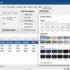 Excel Table Styles Gallery