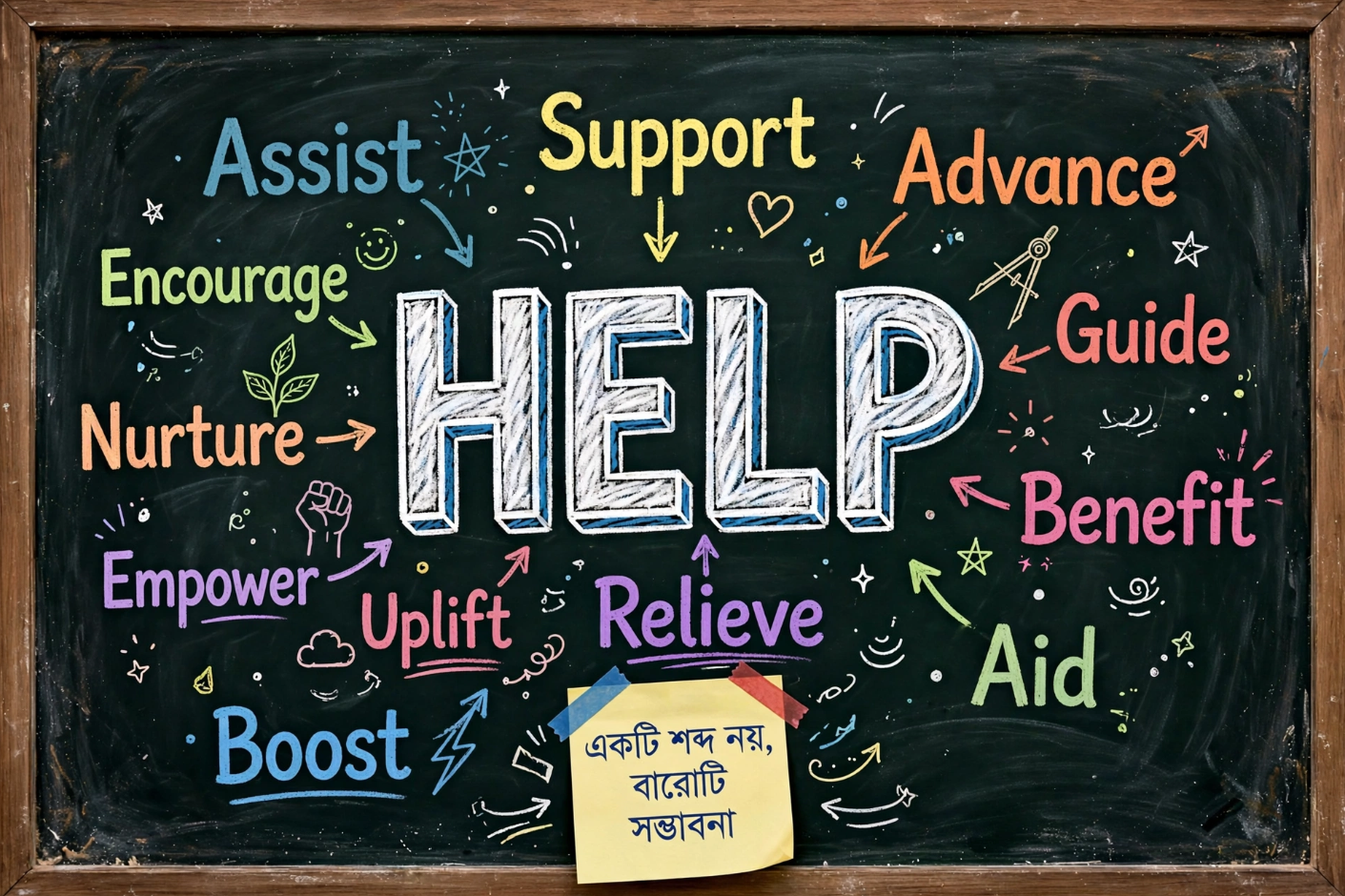 Increase your vocabulary Synonyms for HELP