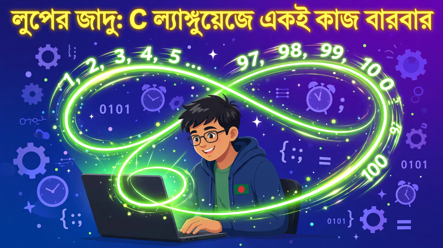 Introduction to Loops in C For Loop Tutorial in Bangla