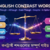 Learn English Vocabulary though, although, even though, despite, in spite of