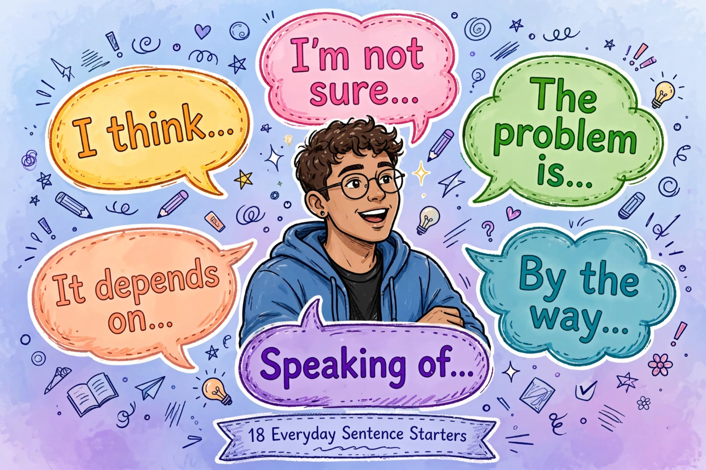Speak Faster in English 18 Powerful Sentence Starters