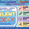ইংরেজি Silent Letters (নীরব বর্ণ)-এর ১০টি সহজ নিয়ম ও ৮০টির বেশি উদাহরণ