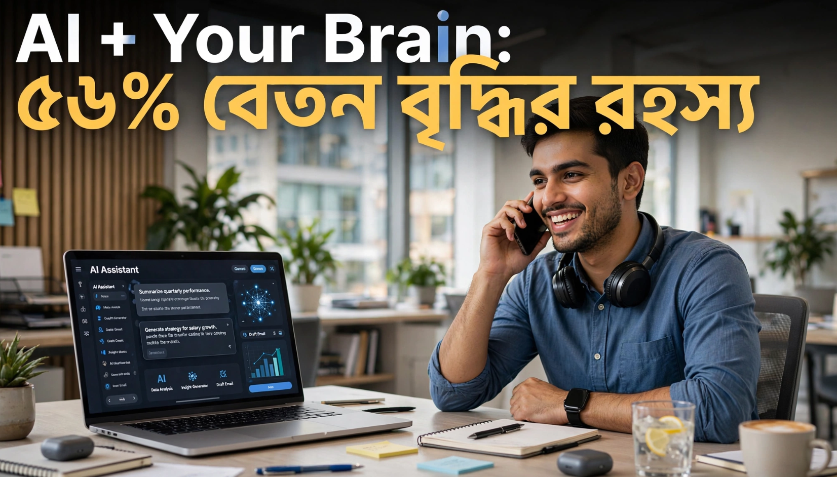 এআই বিশেষজ্ঞ না হয়েও ৫৬% বেশি আয় করবেন কীভাবে (সম্পূর্ণ কর্মপরিকল্পনা)