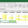 Excel MODE.SNGL Function Finding Most Frequent Pokeball Count