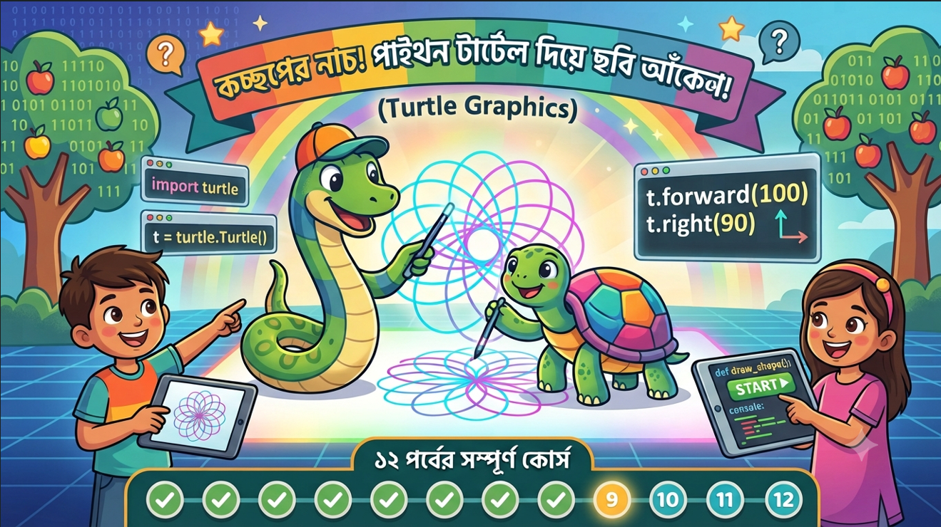 ক্ষুদে কোডারদের জন্য ১ মাসের প্র্যাকটিস চ্যালেঞ্জ (4-Week Coding Challenge)