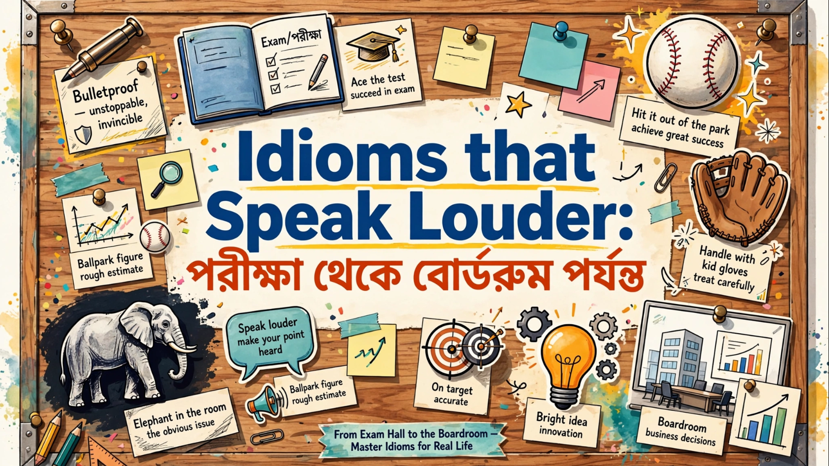 জীবনে আর পরীক্ষায় কাজে লাগবে এমন ২০টি ইংরেজি Idiom (গল্পে গল্পে শিখুন)