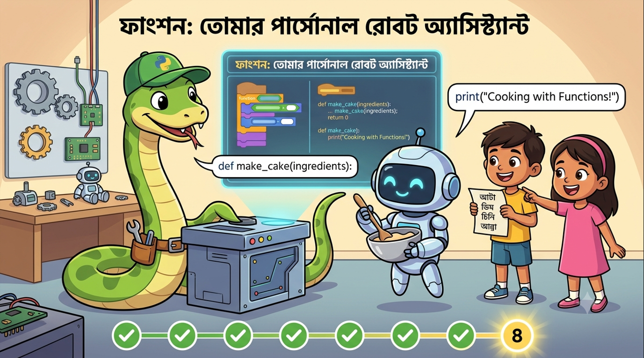 ফাংশন তোমার পার্সোনাল রোবট অ্যাসিস্ট্যান্ট (Functions Your Personal Assistant)