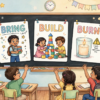Bring Build Burn English class for kids Bangladesh