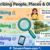 How to describe people, places, and objects in English with Bangla meaning, adjectives, comparisons, and examples – Spoken English for Bengali learners.