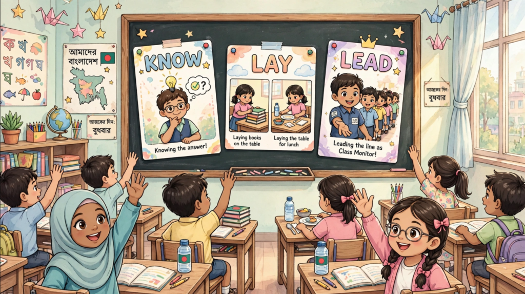 Know Lay Lead English class for kids Bangladesh