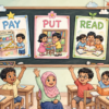 Pay Put Read English class for kids Bangladesh