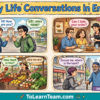 Real-life English conversations for daily situations with Bangla translations for Bengali learners – spoken English tutorial.