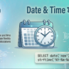 SQLite Date & Time ফাংশন date(), time(), datetime(), julianday(), strftime() বাংলা টিউটোরিয়াল