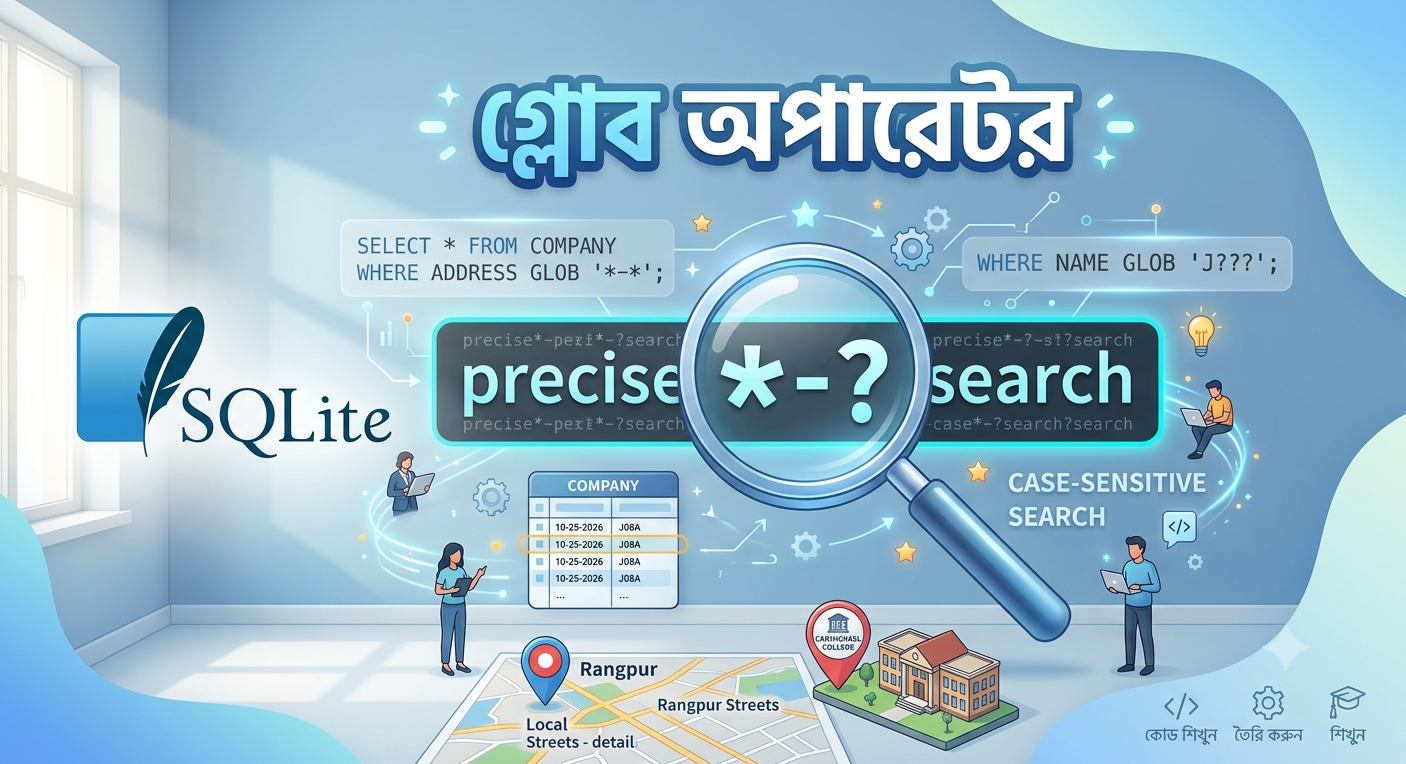 SQLite LIMIT ক্লজ দিয়ে ডেটার পরিমাণ সীমিত করার বাংলা টিউটোরিয়াল