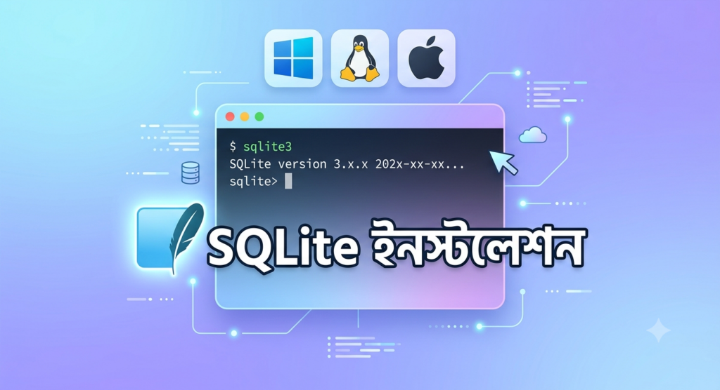 SQLite ইন্সটলেশন গাইড – Windows, Linux ও Mac-এর জন্য বাংলা টিউটোরিয়াল