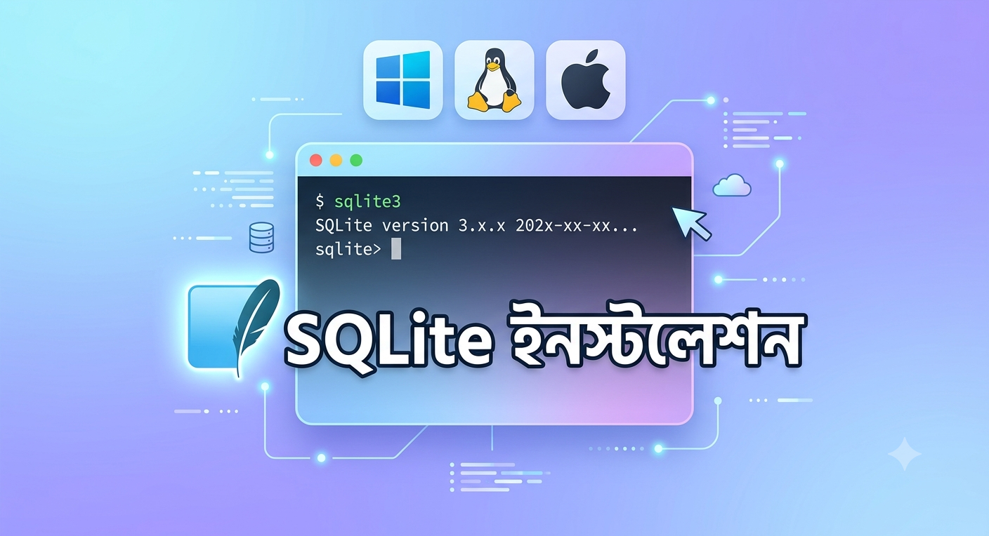 SQLite ইন্সটলেশন গাইড – Windows, Linux ও Mac-এর জন্য বাংলা টিউটোরিয়াল
