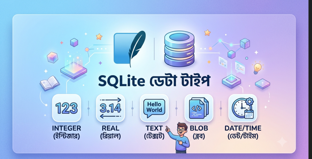 SQLite ডেটা টাইপ ও স্টোরেজ ক্লাস – বাংলা টিউটোরিয়াল