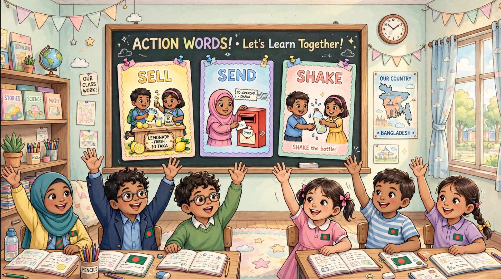 Sell Send Shake English class for kids Bangladesh