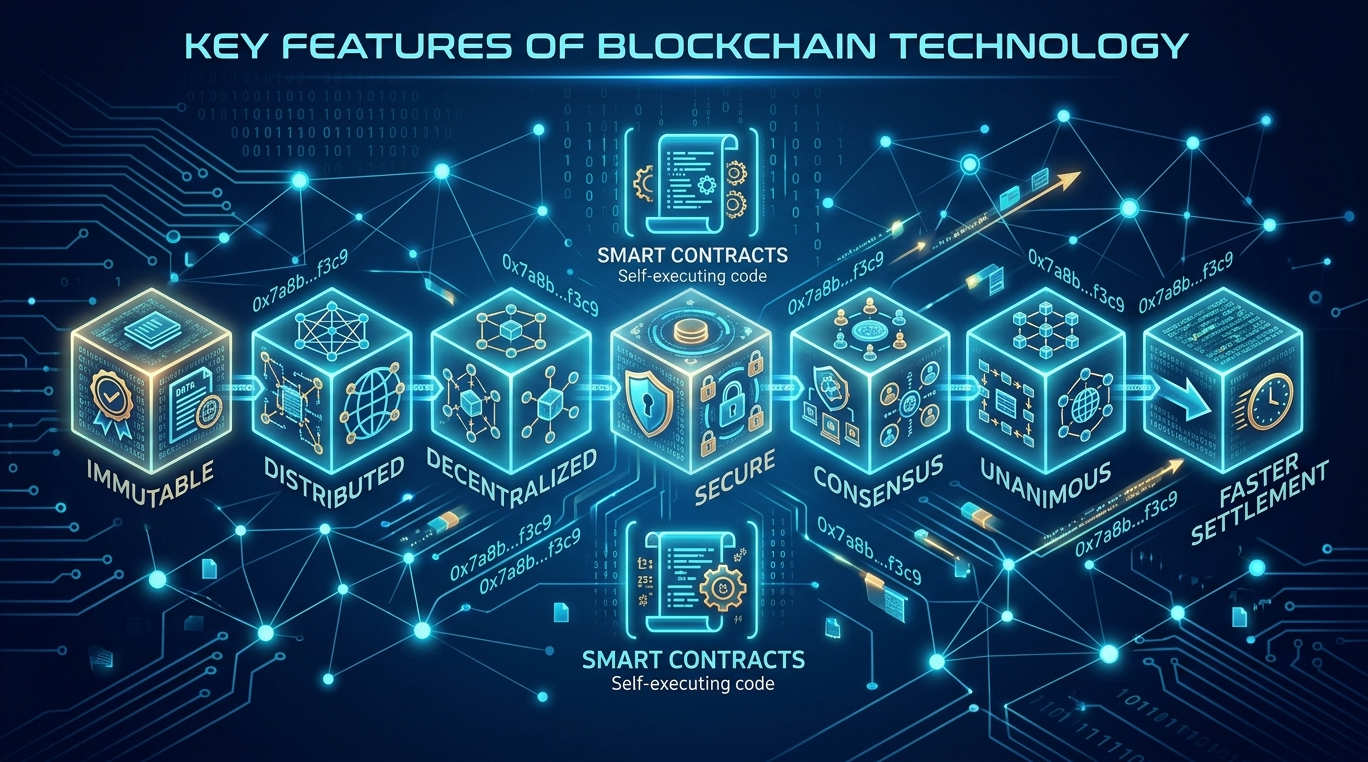 ব্লকচেইন প্রযুক্তির বৈশিষ্ট্য – Immutable, Distributed, Decentralized, Secure, Consensus ইত্যাদি