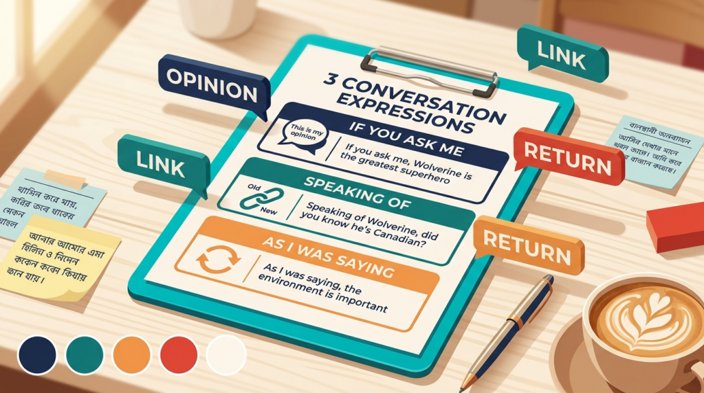 এই ৩টি Conversation Expression শিখলে আপনার English কথোপকথন হবে স্বাভাবিক, সাবলীল এবং প্রাণবন্ত